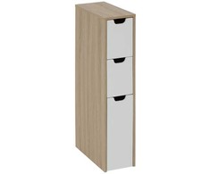 5five Simply Smart Wąska szafka modułowa LOA, 3 szuflady, 80 cm