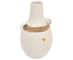 Atmosphera FLORAL keraminė vaza, 22 cm