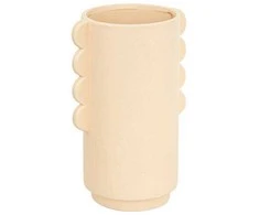 Atmosphera WAVY BLISS keraminė vaza, Ø 13 cm