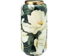Home Styling Collection Metalinė dekoratyvinė vaza BADU, auksinė obwoluta