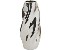Vaza Atmosphera Twisted 210138, 28 cm, sidabro