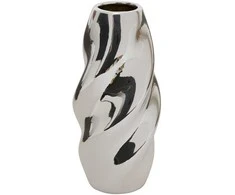 Vaza Atmosphera Twisted 210137, 21 cm, sidabro