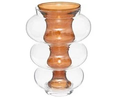Atmosphera MATALI dvigubo stiklo vaza, 36 cm