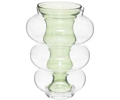 Atmosphera MATALI dvigubo stiklo vaza, 36 cm