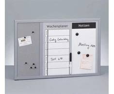 WEEKLY PLANNER užrašų lenta, 3 in 1, 60x40 cm, ZELLER