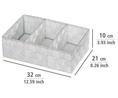 Wenko Adria plastikinis vonios kamštelis su rankena 21 x 10 x 32 cm Baltas