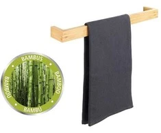 BAMBOO rankšluosčių kabykla, bambukas, šviesiai ruda, 60 x 9 x 5 cm, WENKO