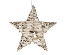 Home Styling Collection Pakabinama šviesa žvaigždės formos dekoracija, 30 cm