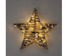 Home Styling Collection Pakabinama šviesa žvaigždės formos dekoracija, 30 cm
