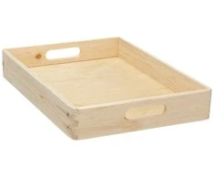 Medinis padėklas daiktams laikyti, 40 x 30 x 7 cm, ZELLER