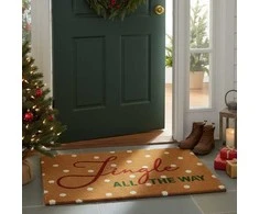 Home Styling Collection Kalėdinis kilimėlis iš kokoso pluošto, 59x39 cm