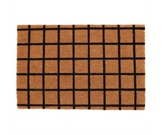 Home Styling Collection Raštuotas kokoso pluošto durų kilimėlis, 59 x 39 cm