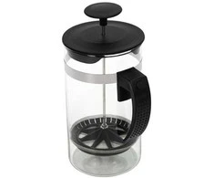 Excellent Houseware Kavinukas su stūmokliu stiklinis 1 l
