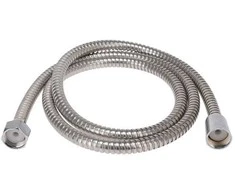 Bathroom Solutions Nerūdijančio plieno vonios dušo žarna, 150 cm, 1/2 sriegio