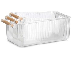 Bamboo Zeller organizatorių rinkinys, 3 vnt. su bambuko rankenomis