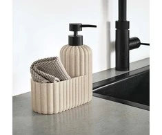 ZELLER sink organizer, liquid dispenser 380 ml