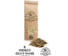 Alyvmedžio ir alyvuogių kauliukų mišinys SMOKEY OLIVE WOOD, 500 ml, frakcija iki 1cm