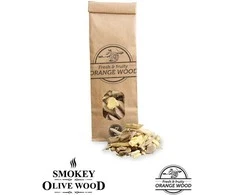 Apelsinmedžio drožlės SMOKEY OLIVE WOOD, 500 ml, frakcija 2-3 cm