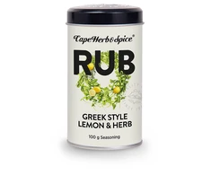 CAPE HERB &amp; SPICE „Greek Style Lemon &amp; Herb" prieskonių mišinys, 100 g.