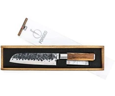 Japoniško plieno peilis STYLE DE VIE Olive Forged, Santoku, 18 cm