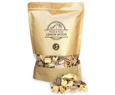 Medžio drožlės SMOKEY OLIVE WOOD Lemon (Citrinmedis) No.3, 1,7 l, Frakcija 2-3 cm