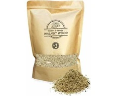 Medžio dulkės šaltam rūkymui SMOKEY OLIVE WOOD Wallnut (Graikiškasis riešutmedis) No.1, 1,5 l, Frakcija: 0-1 mm