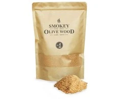 Medžio dulkės šaltam rūkymui SMOKEY OLIVE WOOD Olive (Alyvmedis) No.1, 1,5 l, Frakcija: 0-1 mm