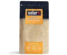 Medžio dulkės šaltam rūkymui WEBER Beech (Bukmedis), 0,5kg, 100 % natūralios