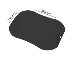 Pjaustymo lentelė ZYLE, nesibraižanti, tamsiai pilka, L dydis, 398 x 274 x 2,5 mm