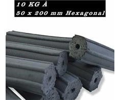 Presuoti kokoso kevalo anglies briketai King Crocodile, 10 kg
