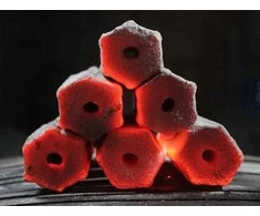 Presuoti lazdyno riešutų lukštų anglies hexagon briketai BIOAK, 10 kg