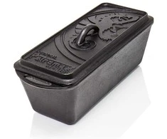 Stačiakampis ketaus indas PETROMAX K4 su dangčiu, 13.4 x 13 x 13.5 cm, 2.4 l