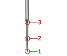 Weber laidinis maisto termometras, trijų sensorių, 3400321