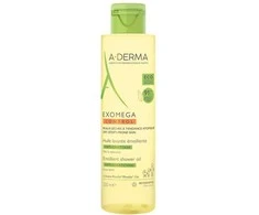 A-Derma Exomega Control Emollient Shower Oil For Very Dry To Atopic Sensitive Skin, 200 ml