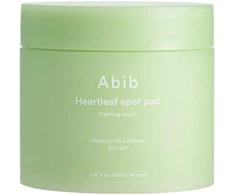 Abib - „Heartleaf“ spuogų pagalvėlė, raminanti nuo spuogų, 150 ml