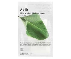 Abib - Švelniai rūgštinė pH lakštinė kaukė „Heartleaf Fit“ - 27 ml