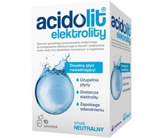 Medicinae Acidolit Elektrolitų rehidratacijos formulė kūdikiams ir suaugusiesiems, 10 pakelių