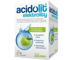 Zdrovit Acidolit Elektrolitų obuolių skonio hidratacijos papildas 10 pakelių