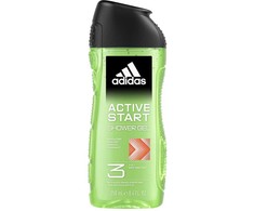 Adidas Active Start Dušo želė 3-In-1 Dušo želė vyrams, 250 ml