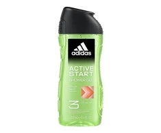 Adidas Active Start Dušo želė 3-In-1 Dušo želė vyrams, 250 ml