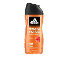 Adidas Team Force Dušo želė 3-In-1 Dušo želė vyrams, 250 ml