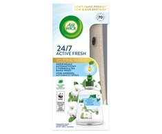 Automatinis oro gaiviklis su prietaisu AIR WICK su medvilnės žiedų kvapo užpildu, 228 ml