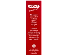 Ajona Stomaticum medicininis dantų pastos koncentratas dantenoms ir liežuviui 25ml
