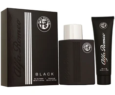 Alfa Romeo Juodas EDT rinkinys vyrams (EDT 125 ml + Dušo želė 90 ml)