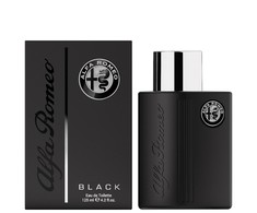 Alfa Romeo Juodas EDT tualetinis vanduo vyrams, 125 ml