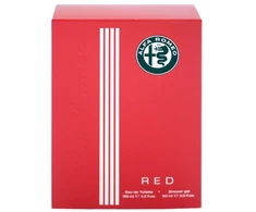 Alfa Romeo Raudonas rinkinys tualetinis vanduo purškiklis 125 ml + dušo gelis 90 ml