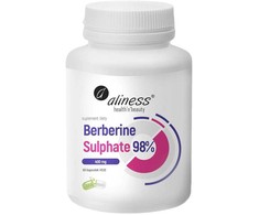 Aliness Berberino sulfatas 98 % 400 mg maisto papildas 60 kapsulių
