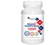 Aliness UbiquinoL™ Kaneka natūralus kofermentas 100 mg maisto papildas 60 kapsulių