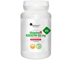 Aliness UbiquinoN natūralus kofermentas Q10 100 mg maisto papildas 100 kapsulių