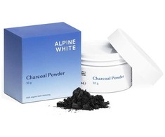ALPINE WHITE_Charcoal Powder proszek do mycia zębów su aktywnym węglem 30g